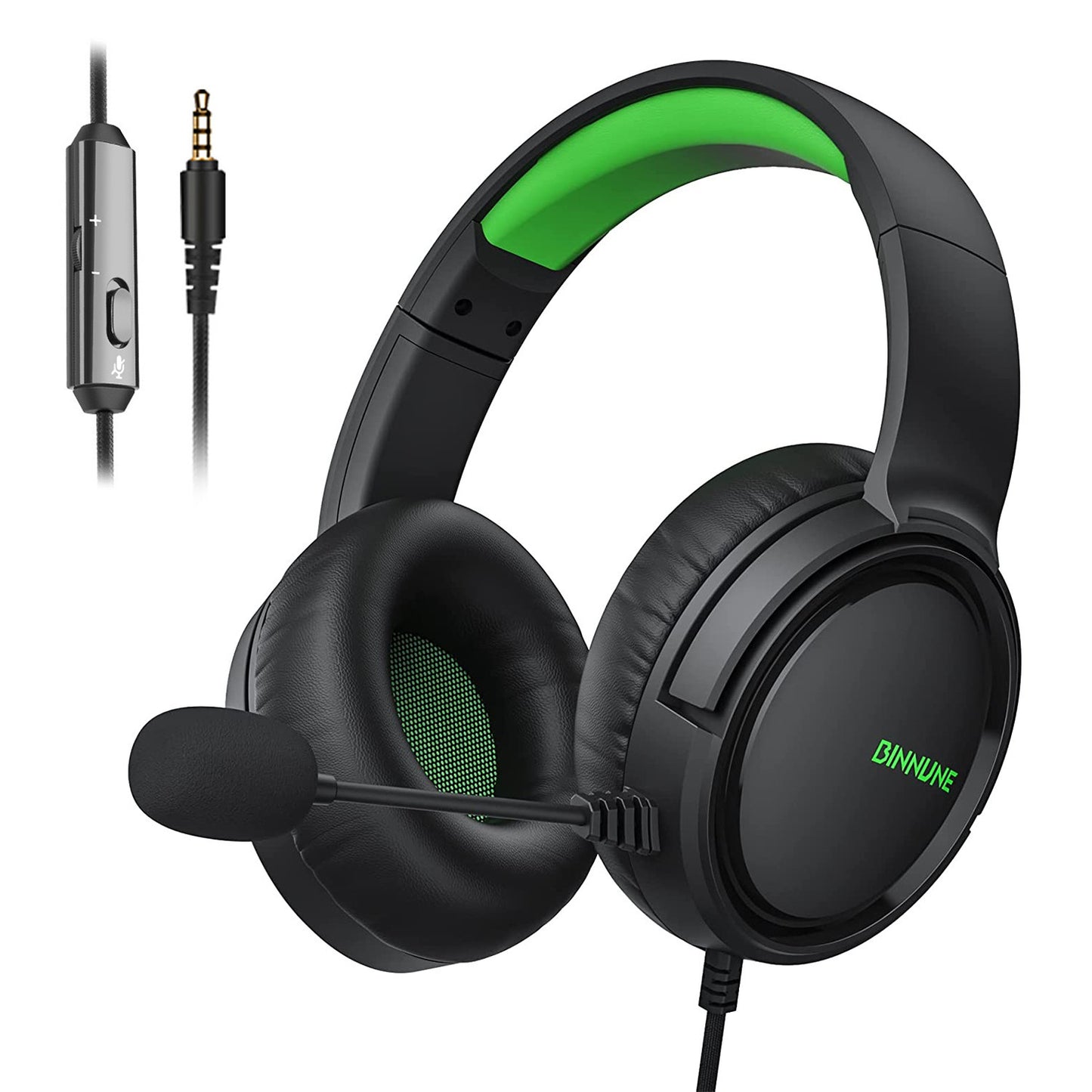 BG Headphone Gamming Head-mounted Headset E-sports Games Computer Desktop Binnune.