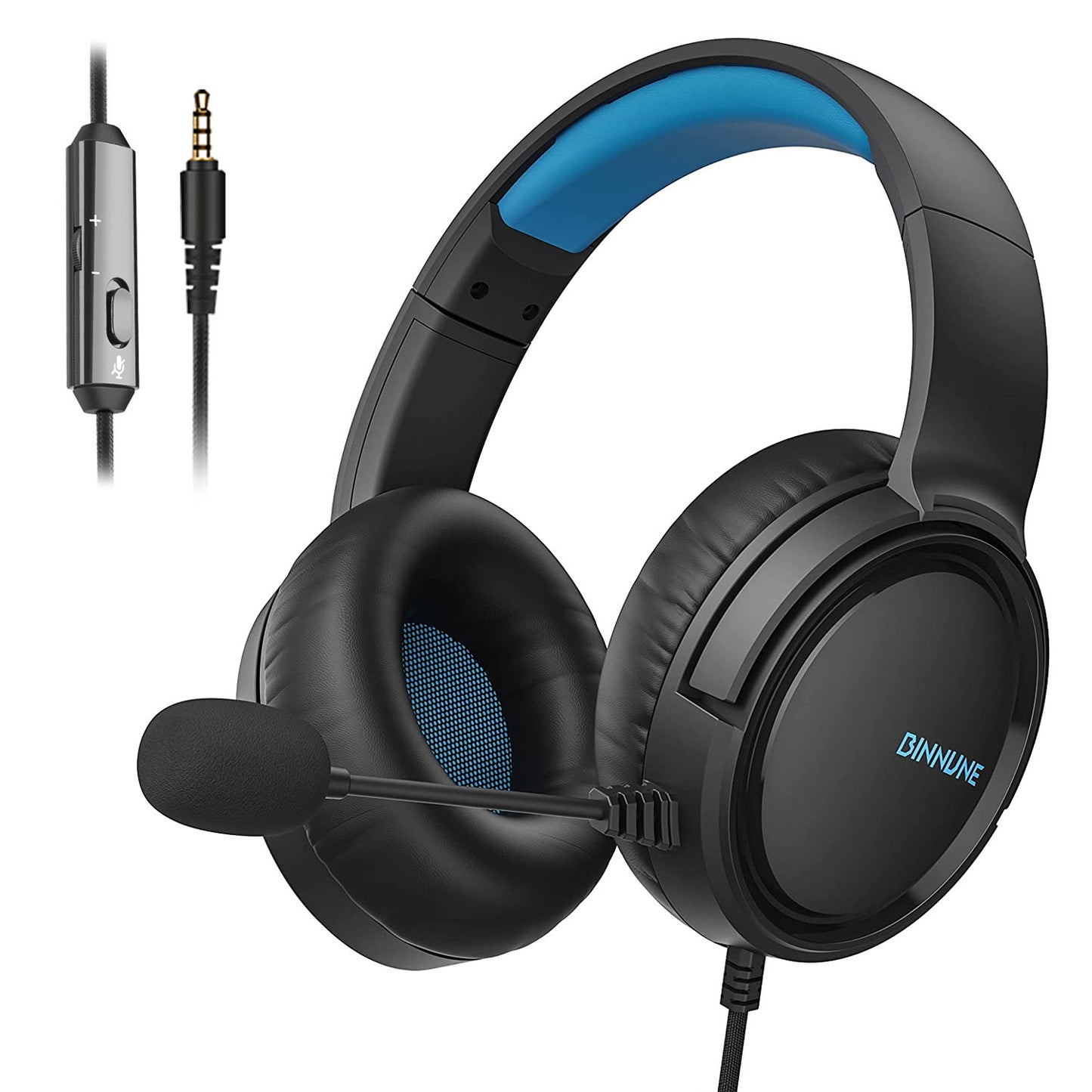 BG Headphone Gamming Head-mounted Headset E-sports Games Computer Desktop Binnune.