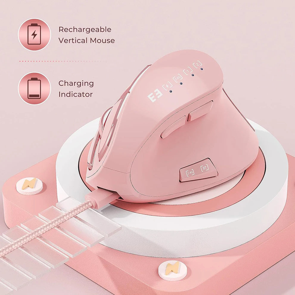 Mouse Wireless Bluetooth Dual-mode Rechargeable Optical Mouse ergonomic