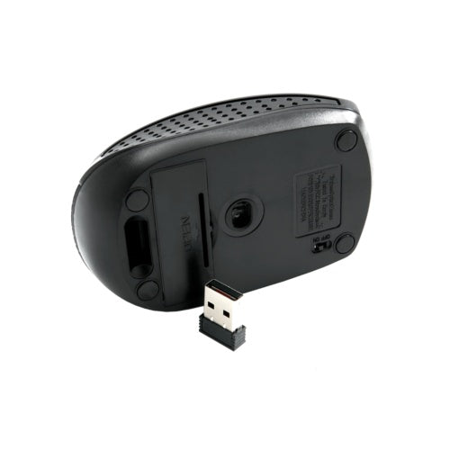USB MOUSE BLACK WIRELESS USB MOUSE SCROLL 2.4GHz CORDLESS OPTICAL FOR PC LAPTOP