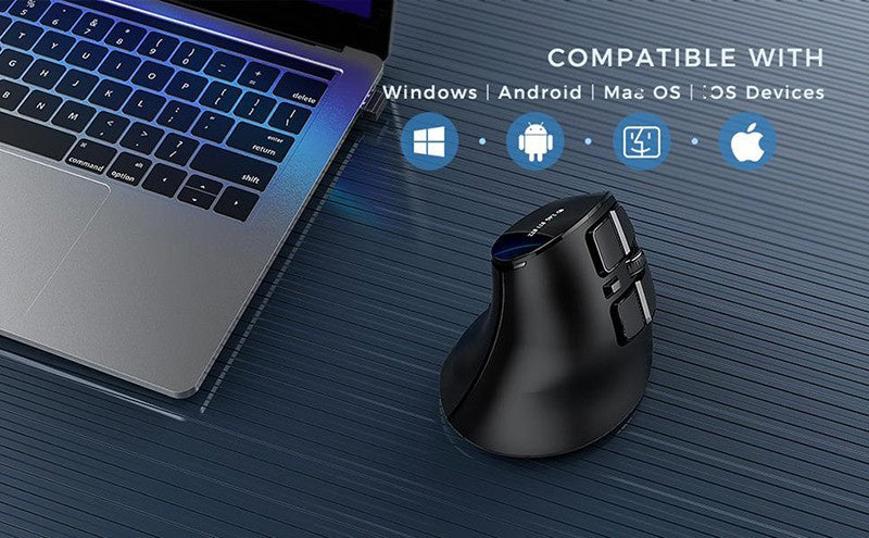 Mouse Wireless Bluetooth Dual-mode Rechargeable Optical Mouse ergonomic