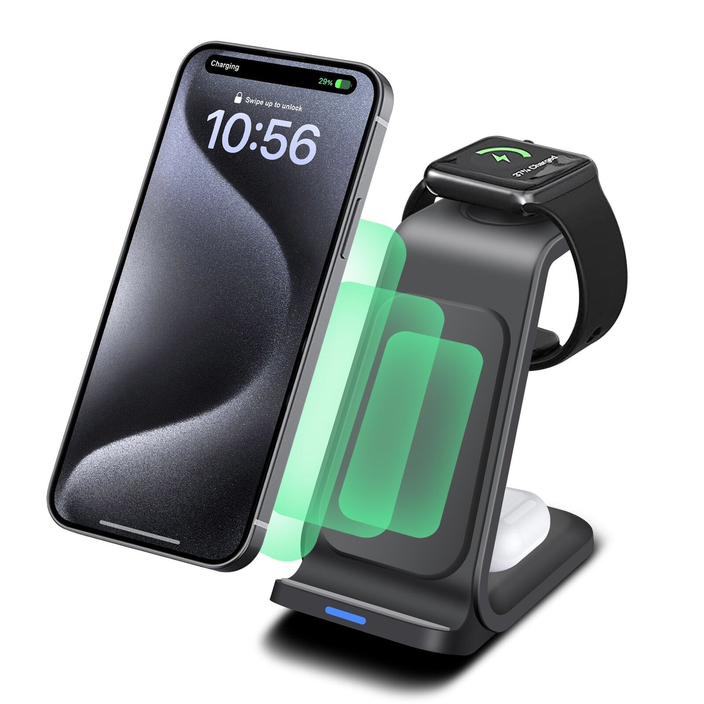 Charge Three In One Wireless Charger Bracket Base