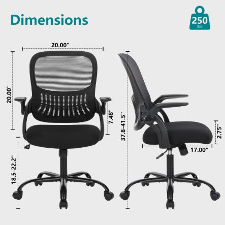 Office Chair For Standing Desk With Adjustable Foot Ring,Counter Height Office Chairs