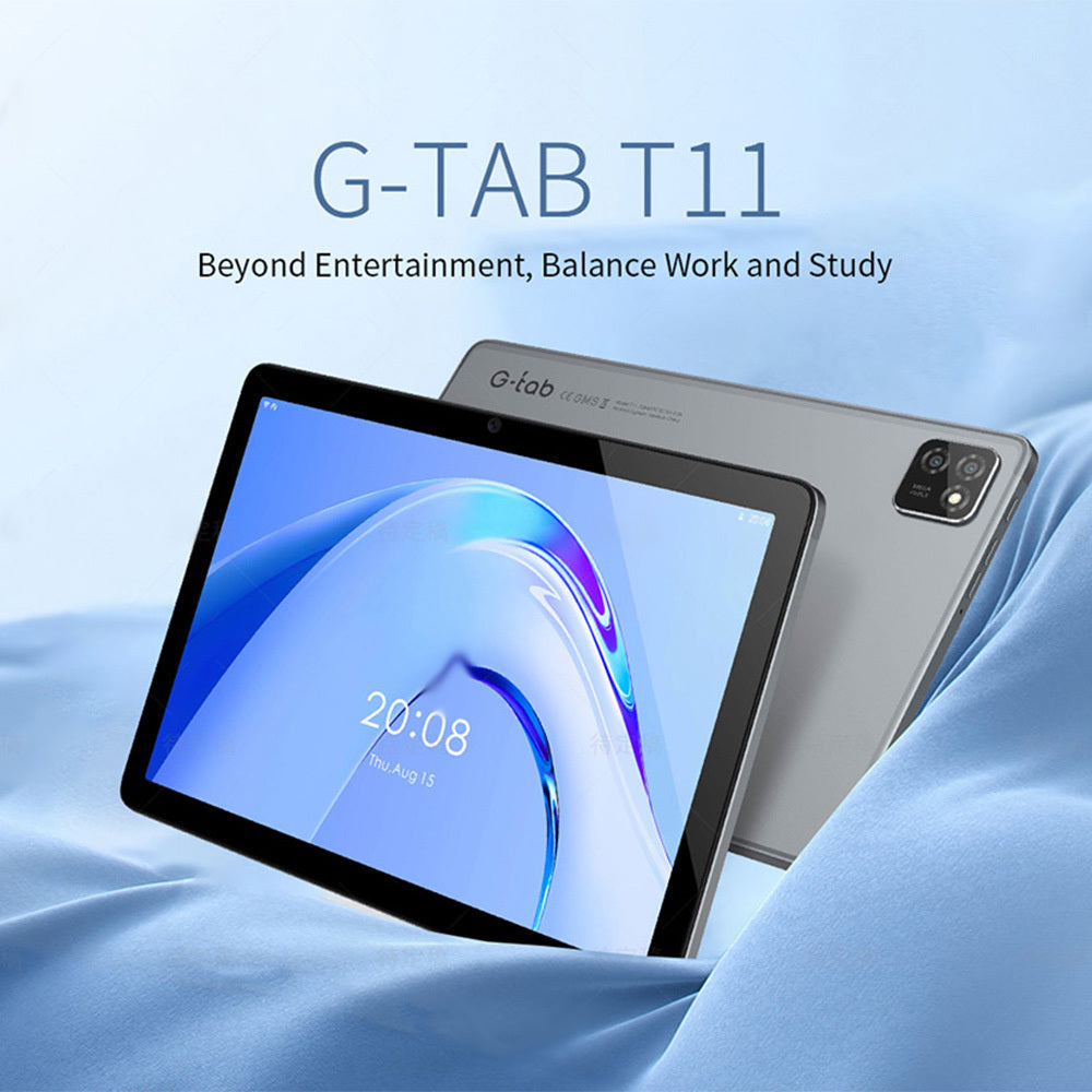 G-tab T11 Android 14 Tablet 10.1 Inch 1280&800 IPS Screen Unisoc T606 8 Core Max 1.6GHz 8GB RAM 4GB&4GB WiFi Bluet