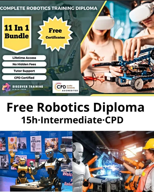 🤖 Free Diploma in Robotics — Alison (CPD Accredited)